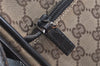 Authentic GUCCI Shoulder Cross Body Bag GG Canvas Leather 0181604 Brown 2213J