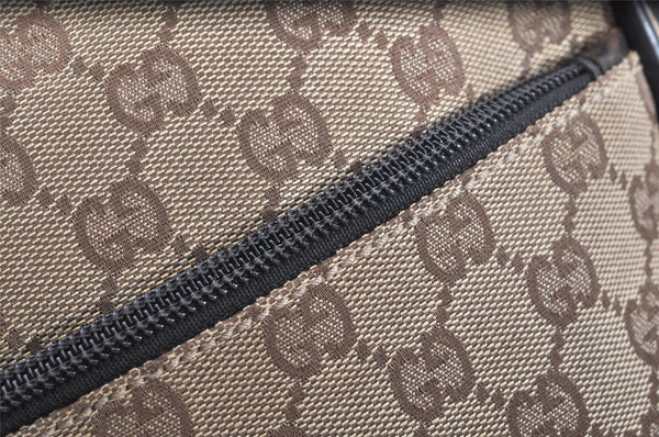 Authentic GUCCI Shoulder Cross Body Bag GG Canvas Leather 0181604 Brown 2213J