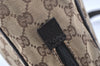 Authentic GUCCI Shoulder Cross Body Bag GG Canvas Leather 0181604 Brown 2213J