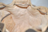Authentic GUCCI Web Sherry Line Drawstring Bag GG PVC Leather Brown 2214J