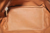 Authentic CELINE Macadam Blason Shoulder Drawstring Bag PVC Leather Brown 2214K