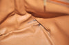 Authentic CELINE Macadam Blason Shoulder Drawstring Bag PVC Leather Brown 2214K