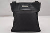 Authentic GUCCI Shoulder Cross Body Bag GG Canvas Leather 27639 Black 2215J