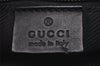 Authentic GUCCI Shoulder Cross Body Bag GG Canvas Leather 27639 Black 2215J