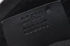 Authentic GUCCI Shoulder Cross Body Bag GG Canvas Leather 27639 Black 2215J