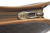 Authentic CELINE Macadam Blason Pattern Clutch Hand Bag PVC Leather Brown 2215K