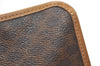 Authentic CELINE Macadam Blason Pattern Clutch Hand Bag PVC Leather Brown 2215K