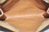 Authentic CELINE Macadam Blason Pattern Clutch Hand Bag PVC Leather Brown 2215K