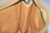 Authentic CELINE Macadam Blason Pattern Clutch Hand Bag PVC Leather Brown 2215K