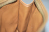 Authentic CELINE Macadam Blason Pattern Clutch Hand Bag PVC Leather Brown 2215K