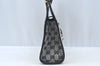 Authentic GUCCI Jackie Shoulder Hand Bag GG Canvas Leather Black Junk 2216J