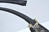 Authentic GUCCI Jackie Shoulder Hand Bag GG Canvas Leather Black Junk 2216J