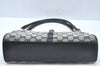 Authentic GUCCI Jackie Shoulder Hand Bag GG Canvas Leather Black Junk 2216J