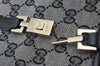 Authentic GUCCI Jackie Shoulder Hand Bag GG Canvas Leather Black Junk 2216J
