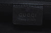 Authentic GUCCI Jackie Shoulder Hand Bag GG Canvas Leather Black Junk 2216J