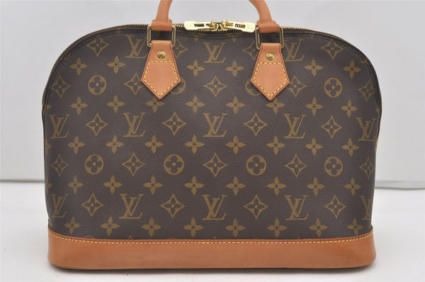 Authentic Louis Vuitton Monogram Alma Hand Bag Purse M51130 LV 2217J