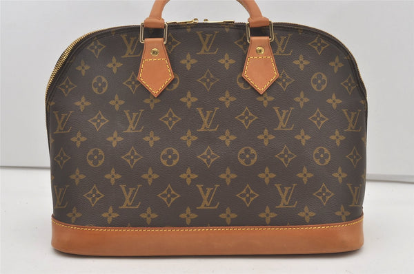 Authentic Louis Vuitton Monogram Alma Hand Bag Purse M51130 LV 2217J