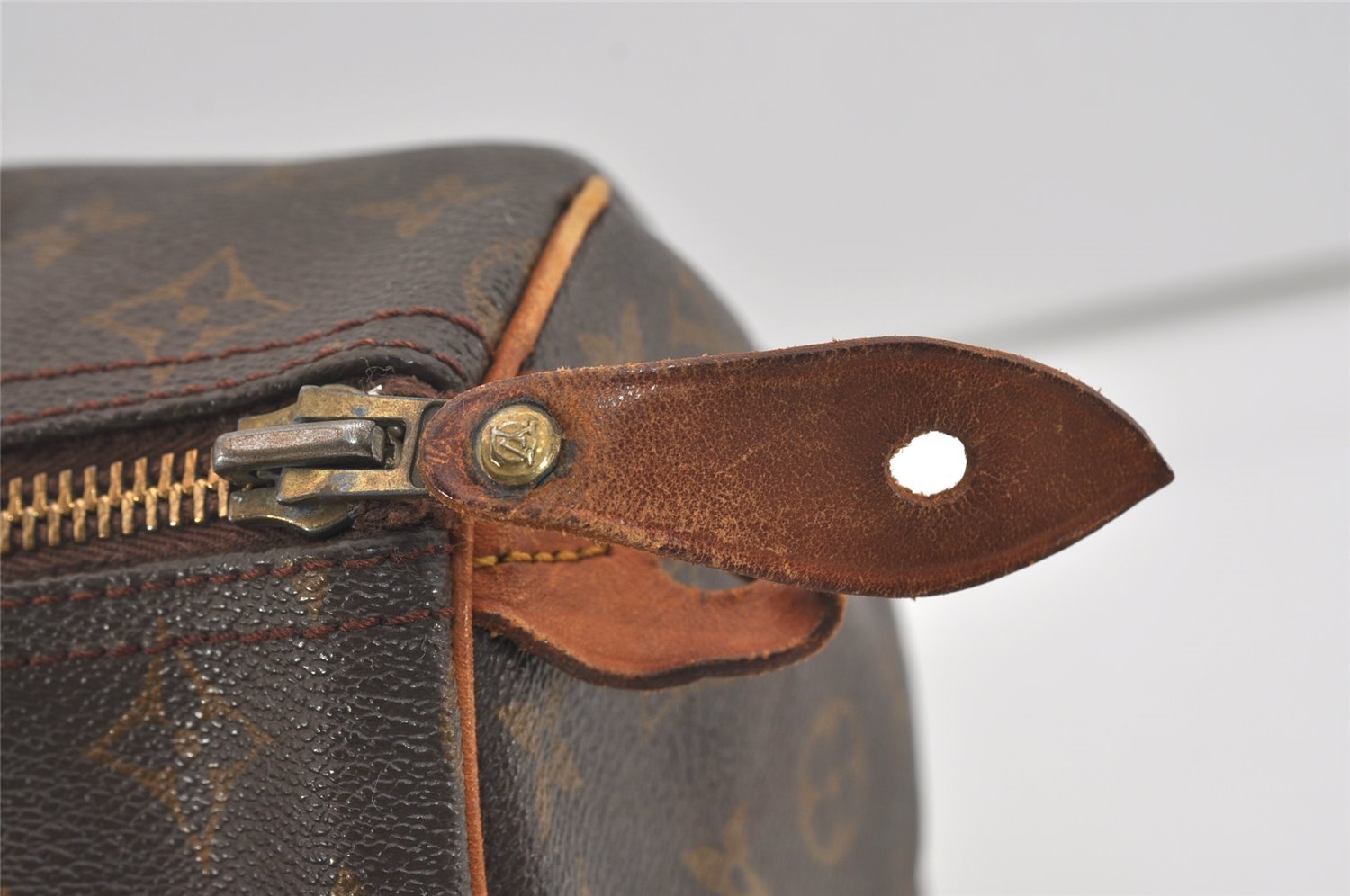 Authentic Louis Vuitton Monogram Speedy 30 Hand Boston Bag Old Model Junk 2218I