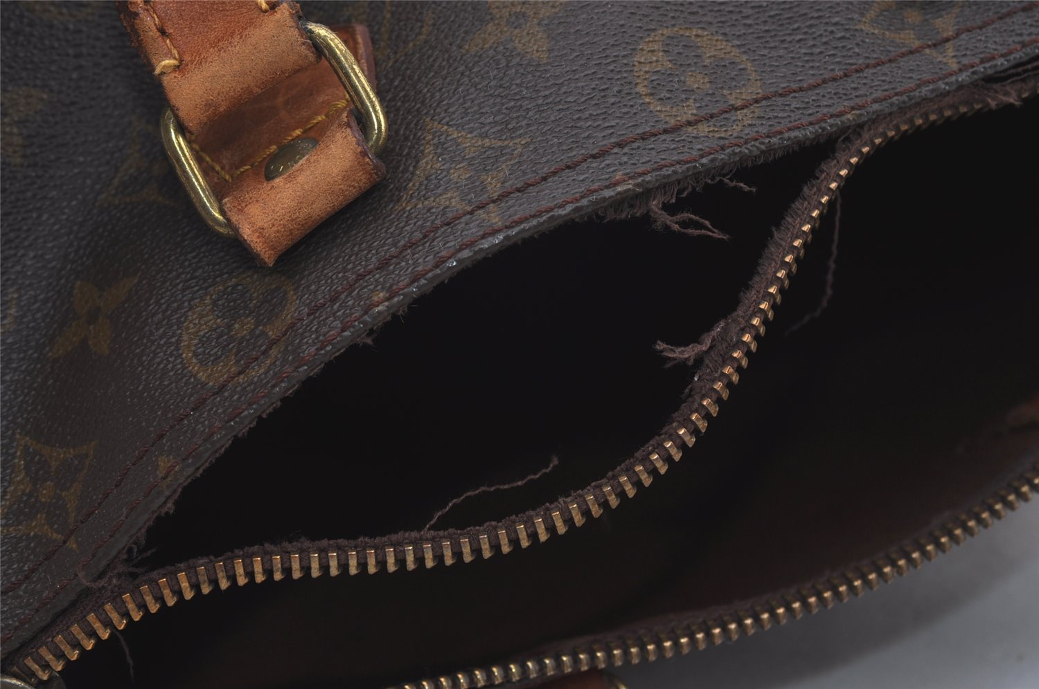 Authentic Louis Vuitton Monogram Speedy 30 Hand Boston Bag Old Model Junk 2218I