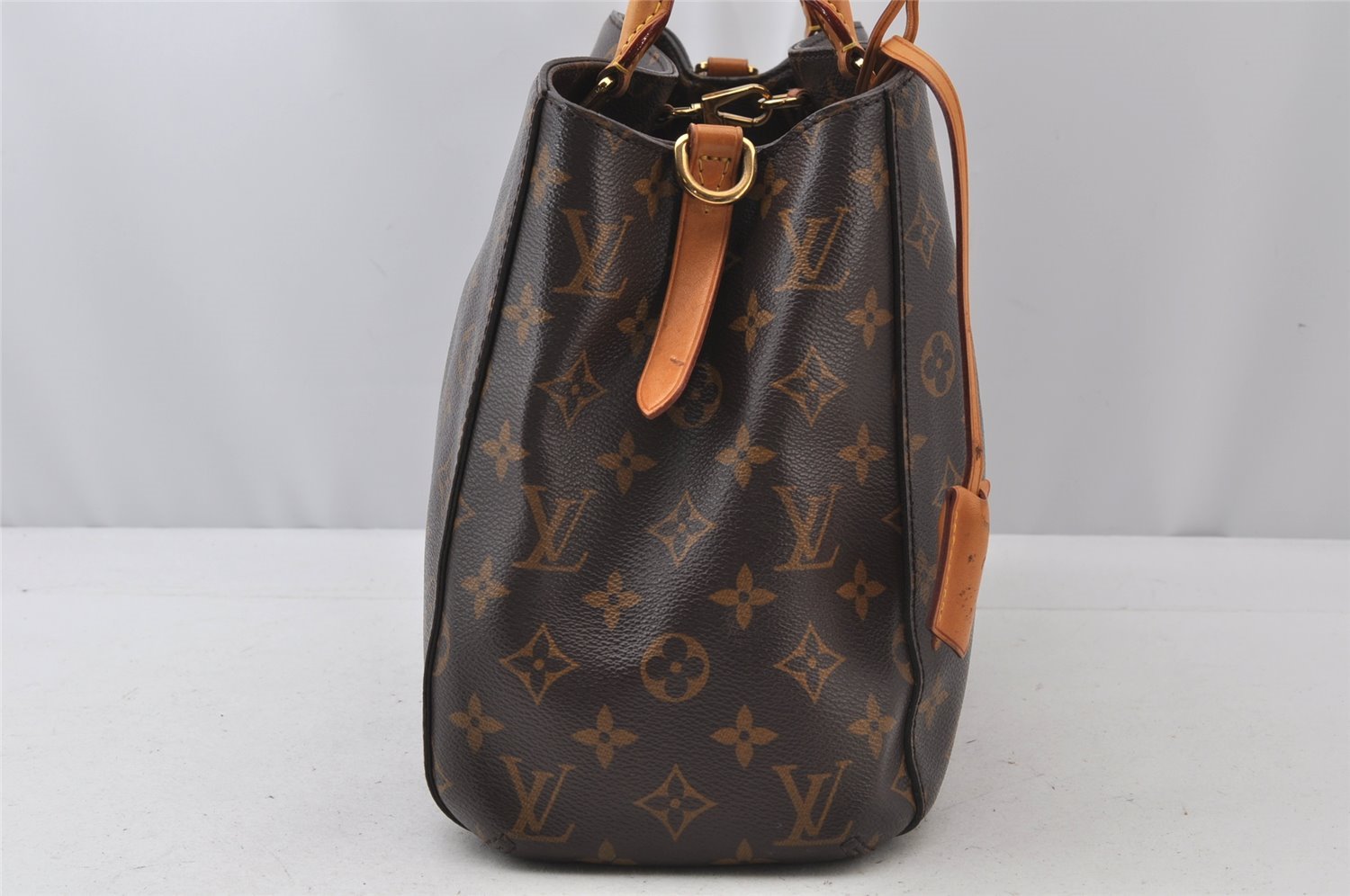 Authentic Louis Vuitton Monogram Montaigne MM 2Way Hand Bag M41056 LV 2218J