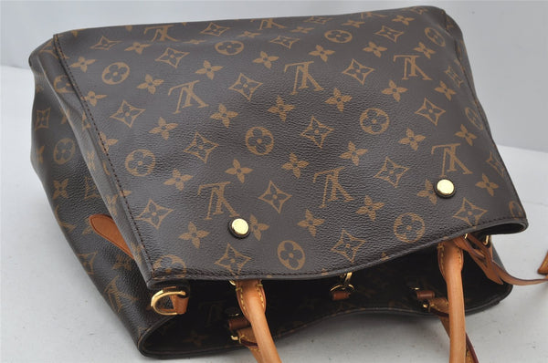 Authentic Louis Vuitton Monogram Montaigne MM 2Way Hand Bag M41056 LV 2218J