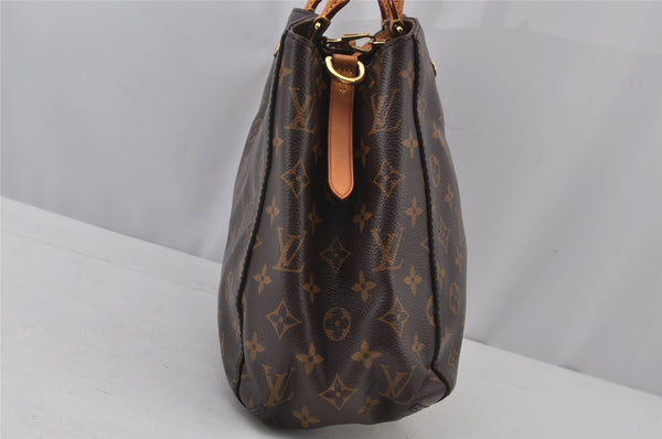 Authentic Louis Vuitton Monogram Montaigne MM 2Way Hand Bag M41056 LV 2219J