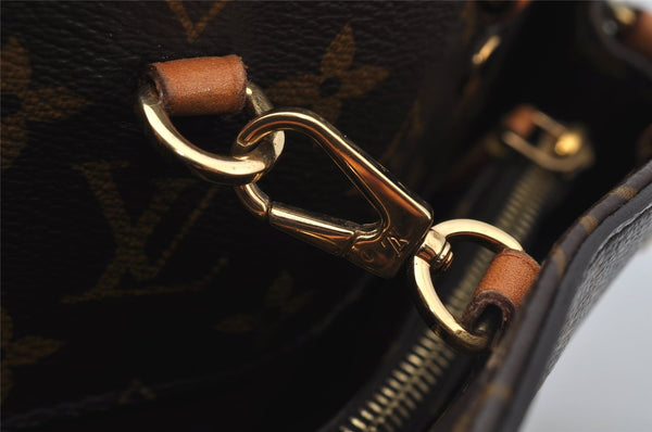 Authentic Louis Vuitton Monogram Montaigne MM 2Way Hand Bag M41056 LV 2219J