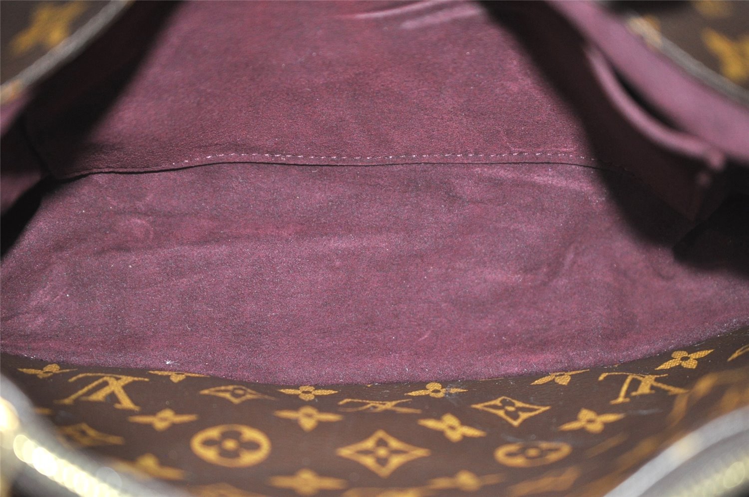 Authentic Louis Vuitton Monogram Montaigne MM 2Way Hand Bag M41056 LV 2219J