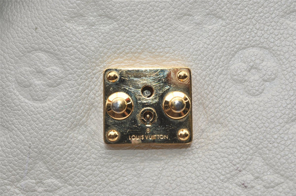 Auth Louis Vuitton Monogram Empreinte Fascinante Shoulder Bag M40807 White 2220J