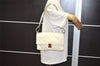 Auth Louis Vuitton Monogram Empreinte Fascinante Shoulder Bag M40807 White 2220J