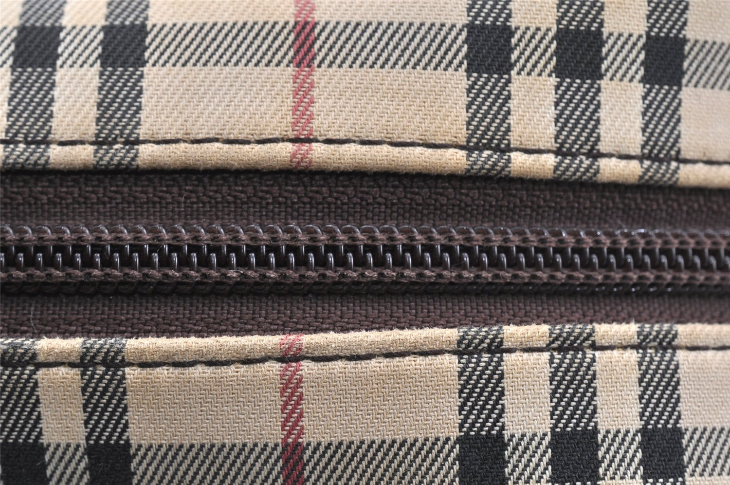 Authentic BURBERRY Nova Check Shoulder Hand Bag Canvas Leather Beige 2220K