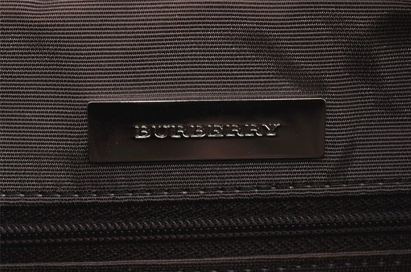Authentic BURBERRY Nova Check Shoulder Hand Bag Canvas Leather Beige 2220K