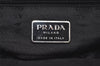 Authentic PRADA Vintage Nylon Tessuto Plastic Shoulder Bag Purse Black 2221I