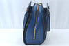 Authentic Louis Vuitton Epi Pont Neuf Hand Bag Purse Blue M52055 LV 2222H