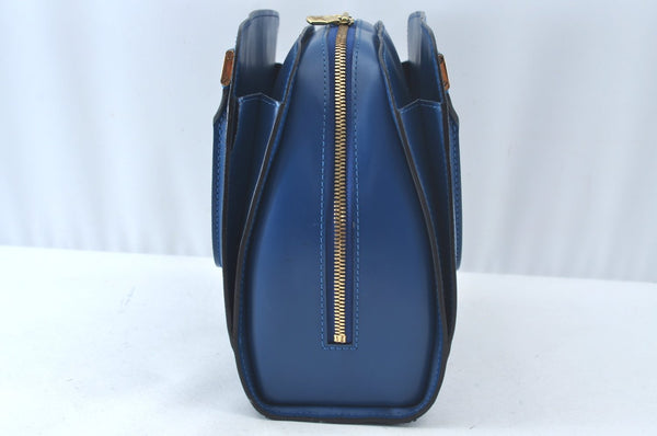 Authentic Louis Vuitton Epi Pont Neuf Hand Bag Purse Blue M52055 LV 2222H