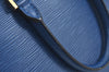 Authentic Louis Vuitton Epi Pont Neuf Hand Bag Purse Blue M52055 LV 2222H
