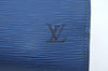 Authentic Louis Vuitton Epi Pont Neuf Hand Bag Purse Blue M52055 LV 2222H