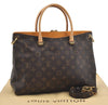 Authentic Louis Vuitton Monogram Pallas 2Way Hand Bag Yellow M40929 LV 2222J