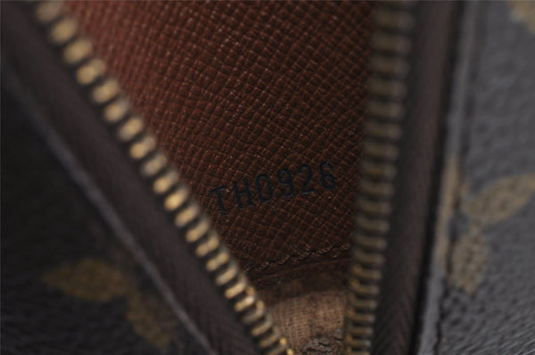 Authentic Louis Vuitton Monogram Trousse Demi Ronde 23 Pouch M47520 Junk 2224I