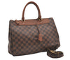 Authentic Louis Vuitton Damier Greenwich 2Way Shoulder Hand Bag N41337 LV 2224J