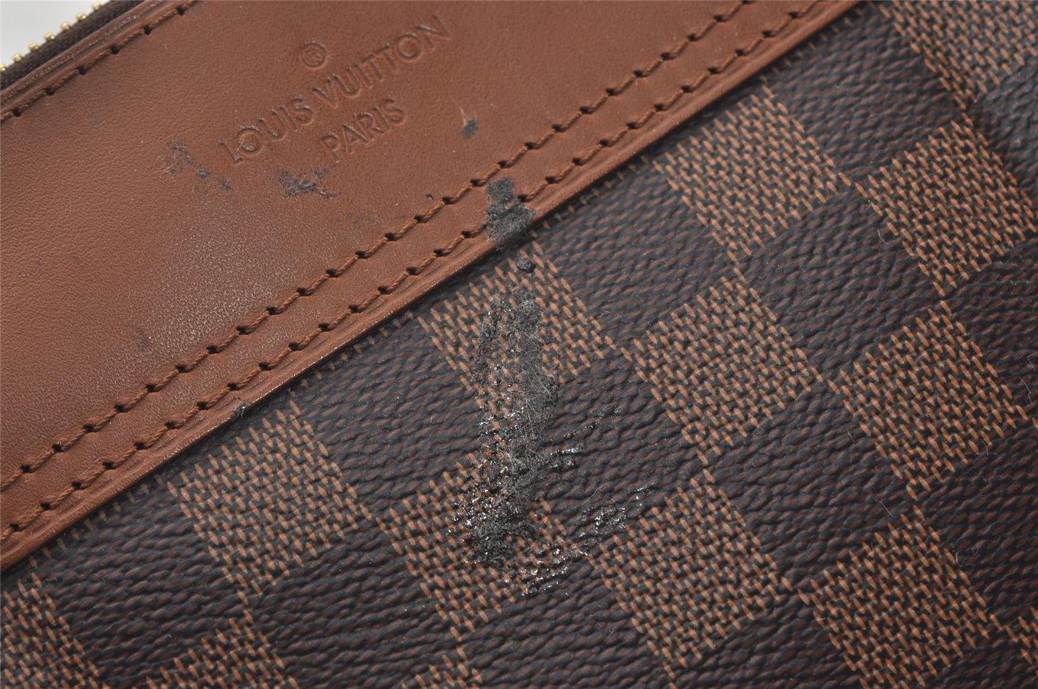 Authentic Louis Vuitton Damier Greenwich 2Way Shoulder Hand Bag N41337 LV 2224J