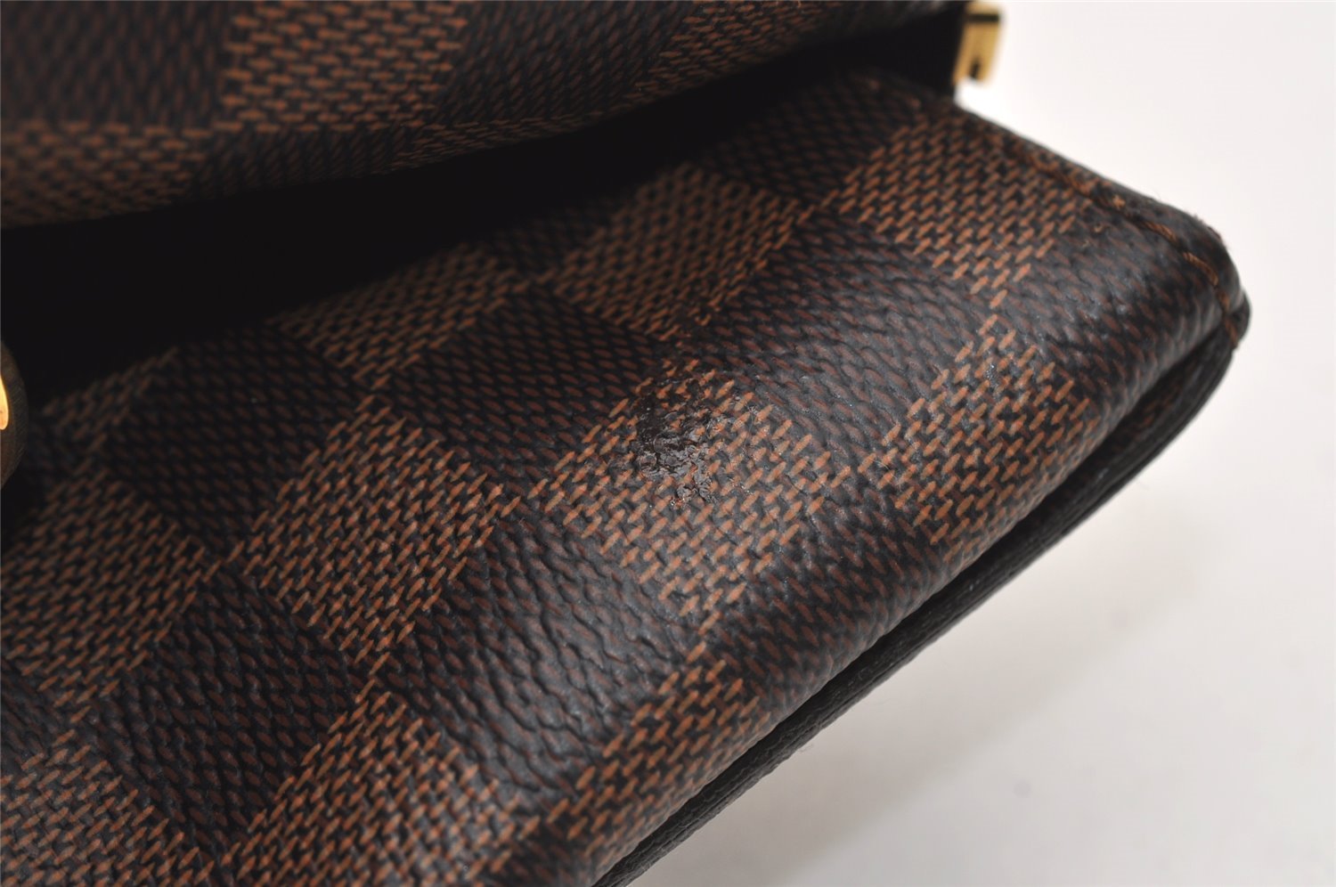 Authentic Louis Vuitton Damier Greenwich 2Way Shoulder Hand Bag N41337 LV 2224J