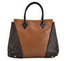 Authentic Louis Vuitton Monogram Tote W PM Hand Bag Brown M40941 LV 2225J