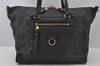Auth Louis Vuitton Monogram Empreinte Lumineuse PM Tote Bag Navy M93410 LV 2226J