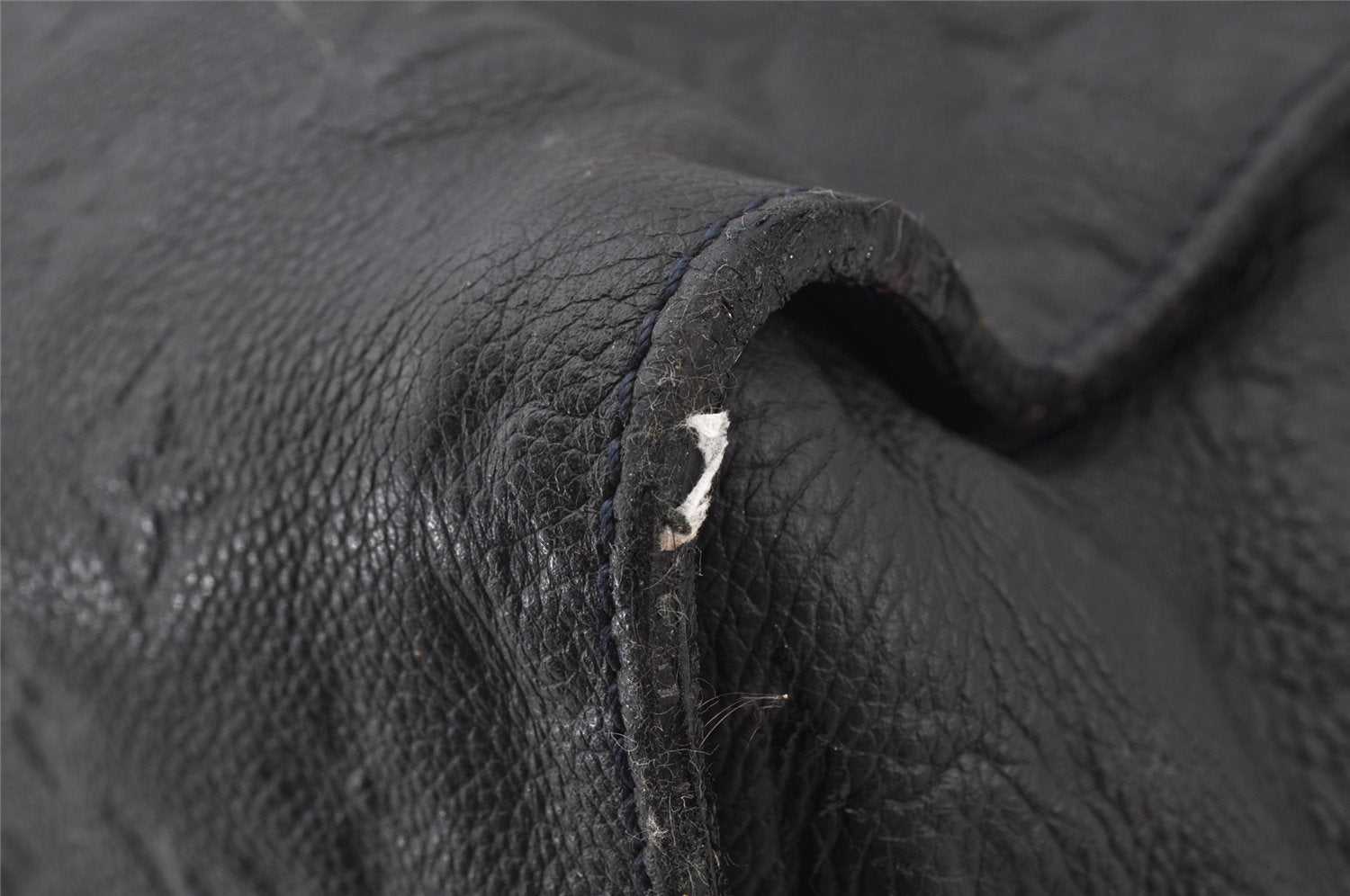 Auth Louis Vuitton Monogram Empreinte Lumineuse PM Tote Bag Navy M93410 LV 2226J