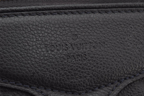 Auth Louis Vuitton Monogram Empreinte Lumineuse PM Tote Bag Navy M93410 LV 2226J