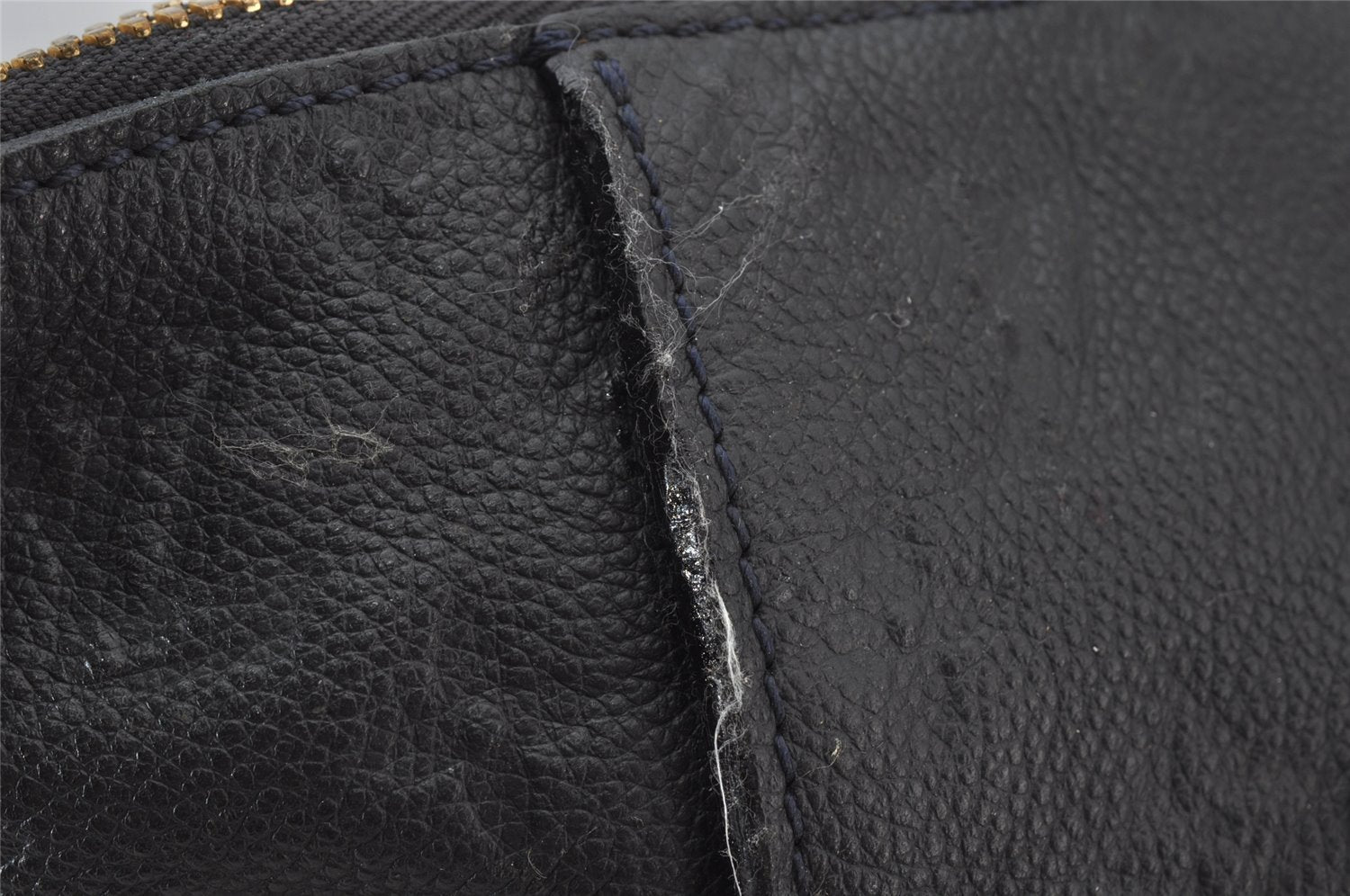 Auth Louis Vuitton Monogram Empreinte Lumineuse PM Tote Bag Navy M93410 LV 2226J