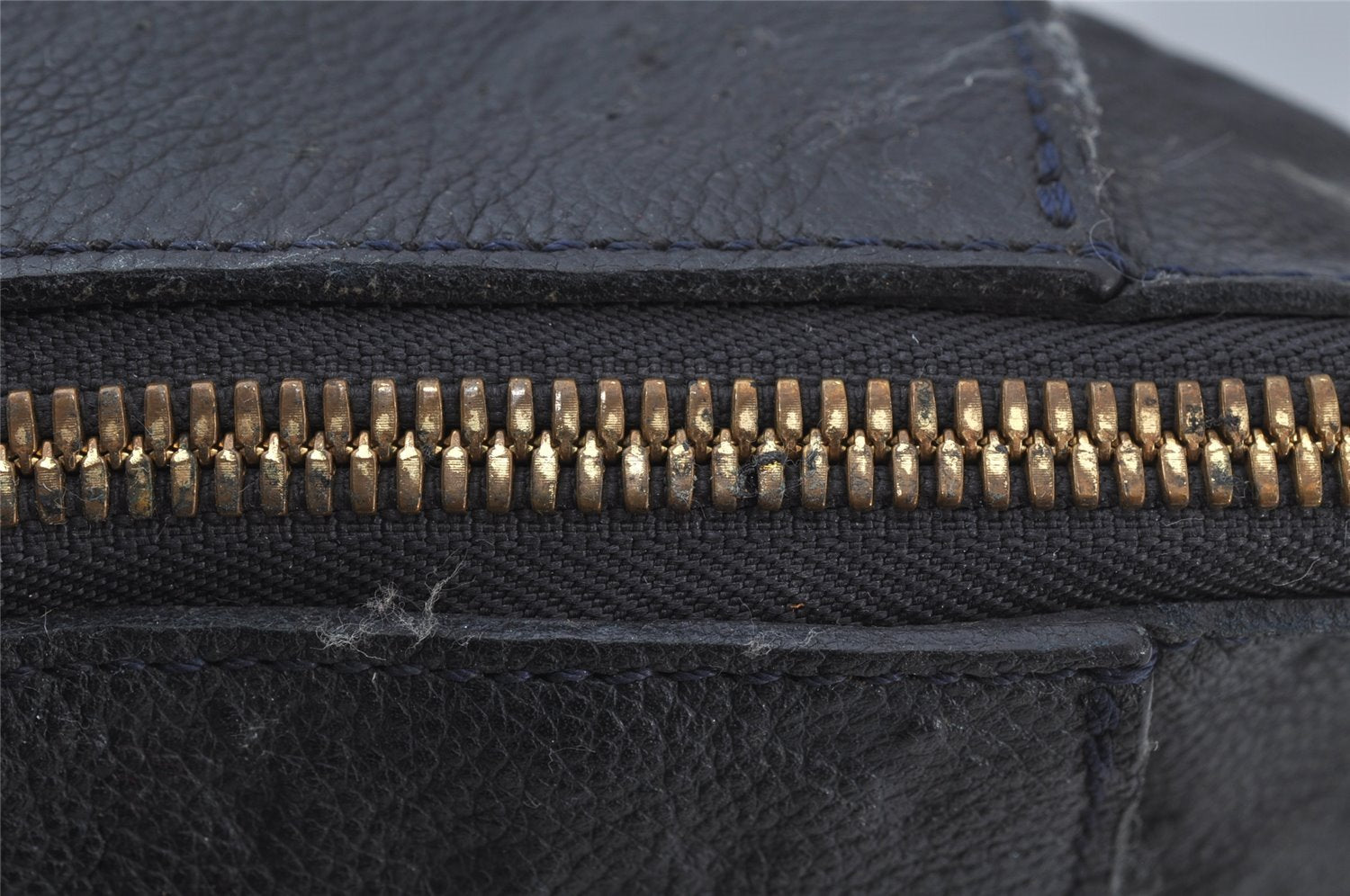 Auth Louis Vuitton Monogram Empreinte Lumineuse PM Tote Bag Navy M93410 LV 2226J