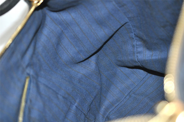 Auth Louis Vuitton Monogram Empreinte Lumineuse PM Tote Bag Navy M93410 LV 2226J