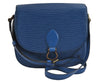 Auth Louis Vuitton Epi Saint Cloud GM Shoulder Cross Body Bag M52195 Blue 2227J